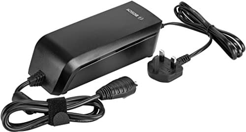 Bosch Unisex – Erwachsene Standard Charger, 4 A Ladegerät, schwarz, mit UK Kabel