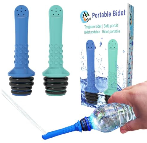 AVAbay Peri Bottle Hygienic Sprayer - 15.2oz Travel Bottle - Including Extended Nozzle with Discreet Storage Bag - Personal Hygiene Care for Perineal Recovery/PostPartum Care