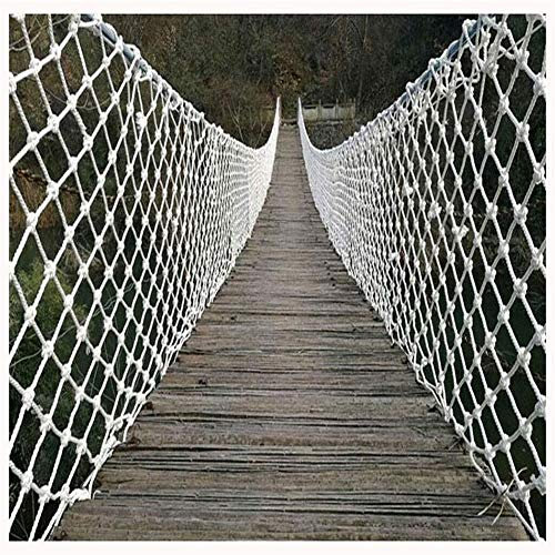 WGE Absturzsicherungsnetz, Kinderschutznetz - 1M X 20M (3Ft X 65,6Ft), Geflochtenes Seil-LKW-Frachtanhänger-Netzwerk