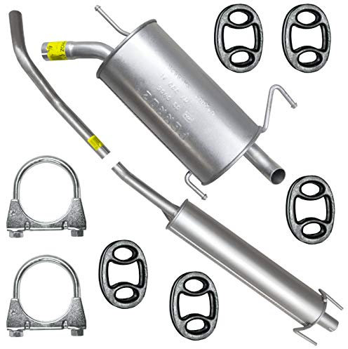 Adamot Auspuff Auspuffanlage Schalldämpferset für Opel Corsa C 3 III 1.0i 12V
