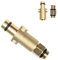 Adaptador de Rosca Macho y 1/4 Arandela de Presión Conector de Botella de Cañón de Espuma de Cobre, Pistola de Lanza de Espuma de Nieve Acoplador de Cobre Compatible con Nilfisk Gerni & STIHLE Series