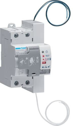 Interrupteur différentiel rearmable CDA263SC HAGER 2 x 63 A 30 mA