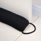 Marwood Butée de Porte 96 cm - Coupe-Vent pour Porte et fenêtre, Amovible et Lavable - Bloque Le Bruit pour Bas de Porte avec Boucles de Suspension - Noir - 96,5 cm