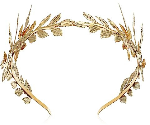 minkissy Griechischen Göttin Stirnband Blatt Stirnband Römischen Göttin Crown Blatt Zweig Haar Band Braut Hochzeit Kopfschmuck