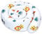 Totsy Baby Seitenschläferkissen Bettschlange Body Pillow 400 cm Baumwolle - Kopfkissen lang Bettrolle Schlafkissen Nackenrolle Kissen Safari