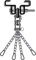 SELEWARE Heavy Duty Stahl Beam Clamp Heavy Bag Mount Punching Bag Hanger Heavy Duty Halter für Boxen, Muay Thai und MMA Training (mit Karabiner)