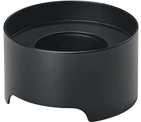 Zone Denmark Singles Kerzenhalter, Kerzenständer aus Matt Lackiertem Metall, Durchm. 7,5 cm Schwarz