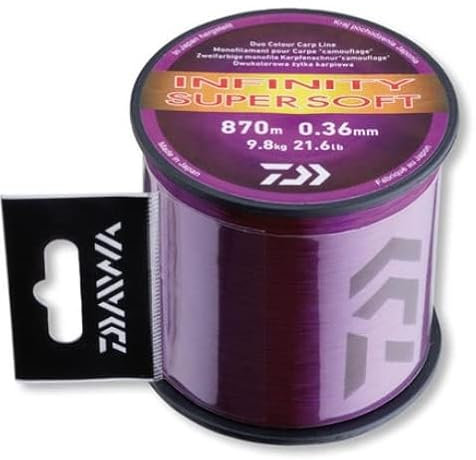 Daiwa Infinity Super Soft 0,33mm 8,3Kg 3000m MP monofile Schnur Karpfenschnur