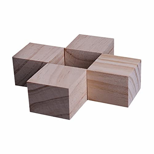 12X12 cm Bois Rehausseurs de Meubles Rehausseur Meuble Pieds de Meubles Rehausseurs Meubles Jambes de Lit pour Canapé lit et Armoire Ensemble de 4 Pièces (10cm)