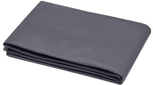 STOF - Housse de Couette - 200x200 cm - 100% Coton certifié Oeko-Tex - Couleur Ardoise -Modèle Eden - Linge de Lit pour Maison - Doux et Confortable - Idéal lit Double Standard - 2 Personnes