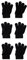 NAME IT Unisex Kinder NKNMAGIC Gloves 3P NOOS Handschuhe, Black/Pack:3 Pack with All Black, 5 (3er