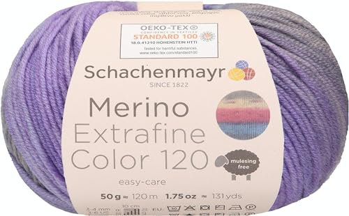 Schachenmayr Merino Extrafine 120 Color, 50G opal Handstrickgarne