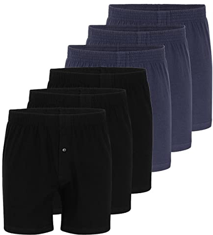 Almonu Herren Boxershorts 3er oder 6er Spar-Pack - Unterhosen ohne störendes Etikett - Organic Cotton (GOTS) - nachhaltig verpackt