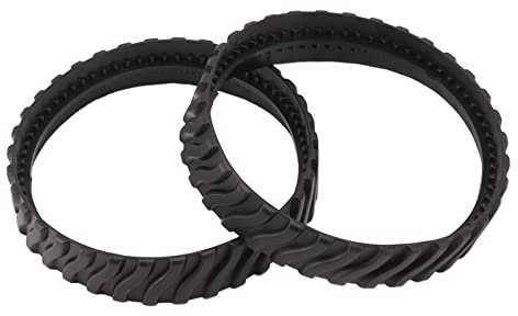 2 Pièces de Roue de Piste de Pneu, Pneus de Piste de Roue de Nettoyeur de Piscine Remplacent Les Pièces de Rechange pour Les Aspirateurs Robotiques Zodiac MX8 MX6