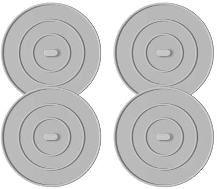 4 PCS Tappo di Scarico in Silicone, TJ POP Tappo Universale per Lavandino, Tappo per Vasca da Bagno, Vasca da Bagno e Lavanderia, Gary