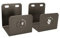 Tradetidy Broom Brackets/Holders - Ideal for Vans, Garages, Workshops - Made from Steel