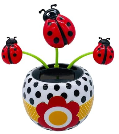 Giocattolo di fiore danzante alimentato solare, Figura di ballerina solare, Solare oscillante Flip Flap Fiore Animato Bobblehead Dancer Toy, Auto davanzale Decorazione Desktop Solare Danza Ornamento
