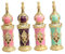 DRESSOOS Parfümflasche für Damen elegant hochzeitsdeko Vintage-Dekor leere Parfümflasche Arabisches Parfüm Tropfer kleine Flasche flüssig schmücken Aromatherapie-Flasche ätherisches Öl Frau