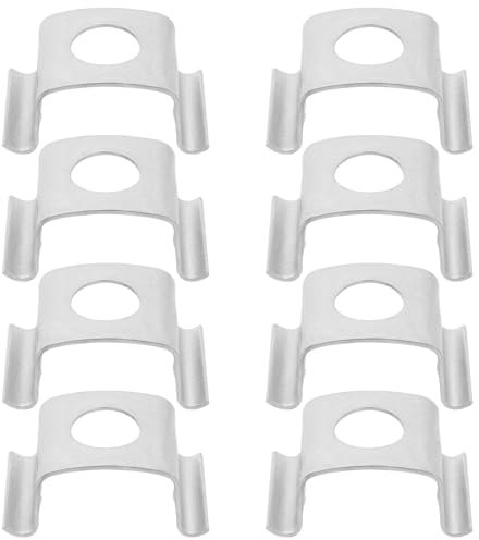 ECSiNG 8 Stück Autobremsschlauch Befestigungsclips aus Metall Bremsschlauch Halteclip 34341163565 34340141371 481477 Kompatibel mit BMW Serie