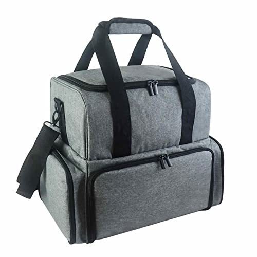 Nagellack Aufbewahrung Tasche für 80 Flaschen und Nagellampe, Groß Kapazität Nagellack Organizer mit 2 Abnehmbar Taschen, Tragbare Make Up Tasche Nagellack Koffer für Maniküre-Werkzeuge Nagelzubehör
