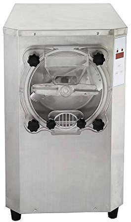 sjdoPulse Máquina para Hacer Helados Comerciales De 22L/H, Máquina para Hacer Helados Duros, Pantalla LCD Digital De 1500W, Máquina para Hacer Helados De Acero Inoxidable, 1 Sabor
