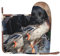 Ente Jagd Labrador Hund Cool Schwarz Welpen Tier, Ofenhandschuhe und Topflappen-Set, hitzebeständige, rutschfeste Küchen-Ofenhandschuhe aus Silikon