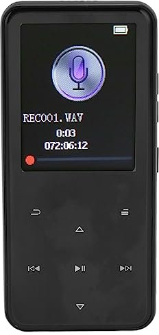 MP3 Player with High Sensitivity Screen, 5.0, Portable Music Player with 16GB Memory, Up to 256GB Expandable, Lossless MP3 Player for Home (6.1cm/2.4in)