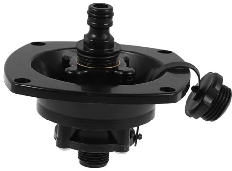 OSOLADY Connecteur Entrée Eau Pour Camping Avec Couvercle Rotatif Accessoire Pratique Pour Remplissage Et Soupape Anti-retour