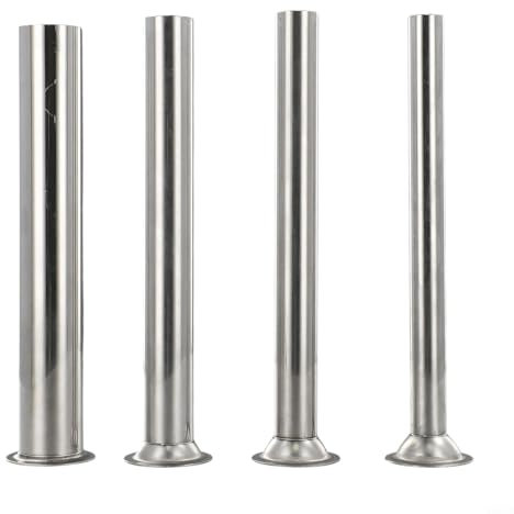 Cloudpower 4 Größen Wurstfüller, 3,8cm Edelstahl Rohre Wurstfüller Wurstpuffer Füllrohre Wurstfülltrichter Fleischwolf Befestigung Wurstfüllrohre Fleischwolf Zange Wurst-stuffer-röhren, 16/22/32/38mm