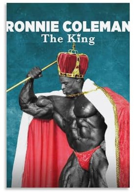 KPOKAHT Ronnie Coleman, Mr. Olympia Bodybuilding, Wandkunst, Poster, Gemälde, Leinwand, Poster, Kunstwerke, Raumästhetik, 20 x 30 cm