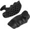 F Fityle Gants de Gymnastique d'Entraînement, Poignées de Gymnastique sans Doigts, Poignée de Paume, Poignées de Traction pour Exercices d'Haltérophilie, Sac de Rangement Non Inclus, Noir