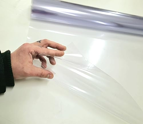 Jehapro Klarsichtfolie weich PVC Zeltfensterfolie 0,5 mm stark 1,17 m breit Meterware 17,24€/m² glasklar transparent