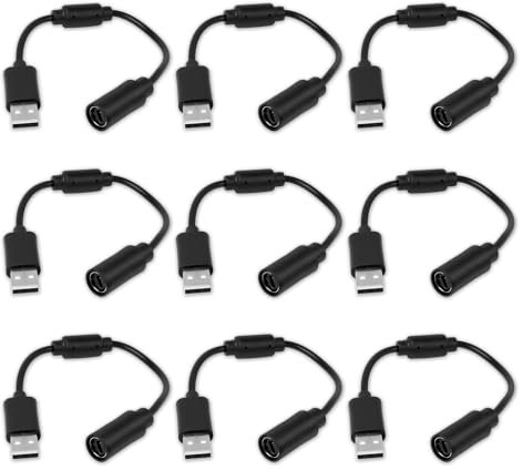 Rocksmith USB-Kabel für Xbox 360, echtes Tonkabel, Xbox-Controller-Kabel, Xbox-USB-Adapter, Guitar Hero Dongle, kompatibel mit Logitech G920, G923, G27 und Thrustmaster 458 Spider Racing Wheel