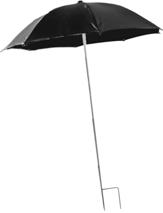 Sharplace Sonnenschirm Pflanzenschirm Patio Regenschirm Abdeckung für Blumen Bonsai, Sonnenschirm Abdeckung mit UV-Schutz, Gartenschirm wasserdicht für Hof, Garten, Patio, Schwarz 75 x 130 cm
