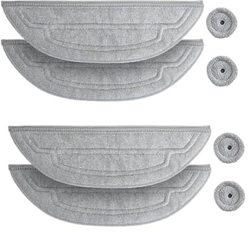 Accesorios Paños de mopa vibratorios Trapeadores Trapos Repuestos, Compatible con Roborock, Aspiradora S8 Max Ultra / S8 MaxV Ultra(4 pieces)