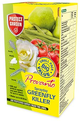 Protect Garden Provanto Greenfly Control Concentrate, Plant Treatment for Aphids and Common Garden Pests, Suitable for Vegetables, Flowers and Ornamental Plants, 30ml