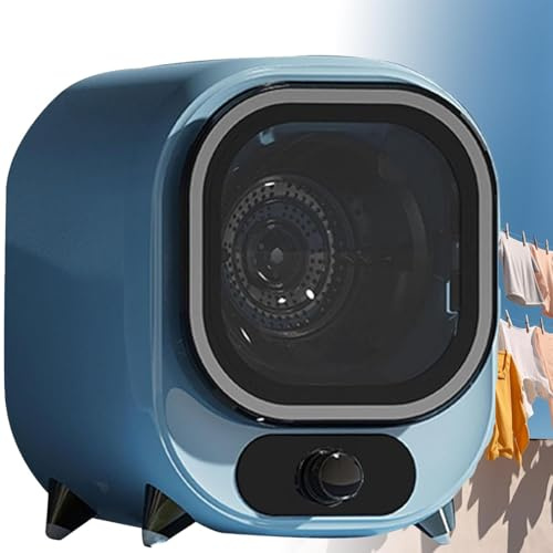 GmhXylophyte SèChe-Linge à Condensation, SèChe-Linge Portable Compact d'une, Petit SèChe-Linge à Condensation, Essoreuse avec Une Capacité De Charge De 0,8 Kg Blue