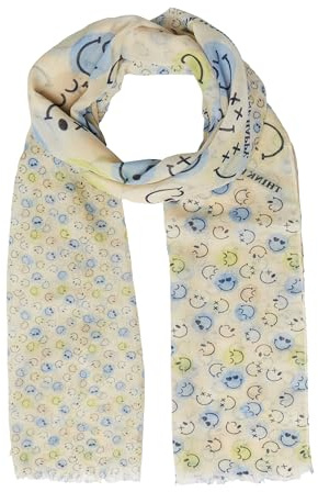 s.Oliver Leichter Schal mit S.W.-Smiley®-Print