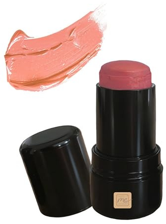 Thats me organic 3-in-1 Bio Lippenstift & Rouge & Lidschatten Stick Coral Nude 12g – Naturkosmetik ohne Titandioxid & Karmin – Blush Stick vegan, nachhaltig und pflegend mit Mandelöl