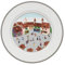 Villeroy & Boch Design Naif Assiette à dessert Village, 21 cm, Porcelaine Premium, Blanc/Multicolore