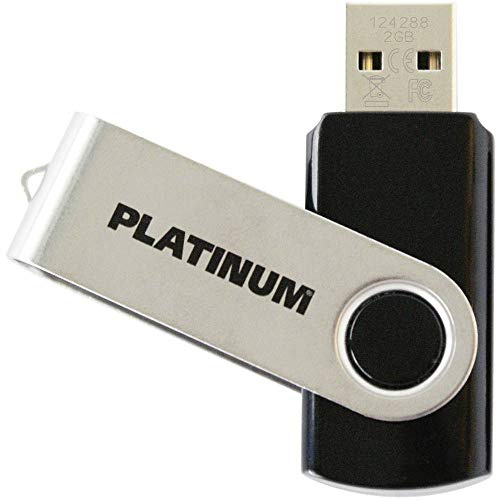 Platinum Twister 2 GB USB-Stick USB 2.0 schwarz, 1 Stück