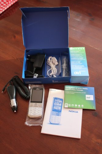 Nokia C5 Smartphone (5.6 cm (2.2 Zoll) Display, Bluetooth, 3.2 Megapixel Kamera) weiß