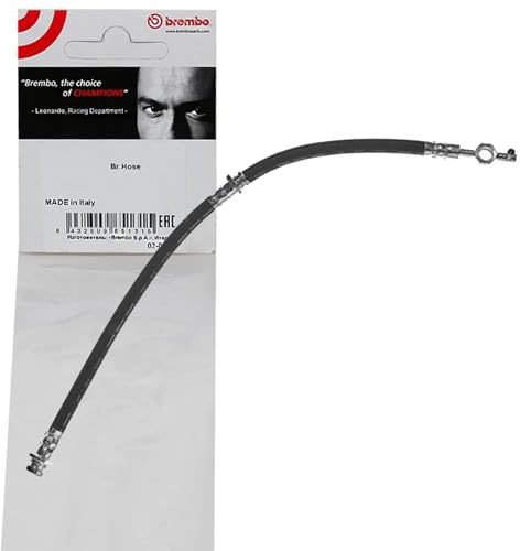 BREMBO Bremsschlauch T49003 Länge: 450mm, | Kompatibel mit: MAZDA 323 C IV, 323 F IV, 323 II, 323 II Hatchback, 323 III, 323 III Hatchback, 323 III Station Wagon