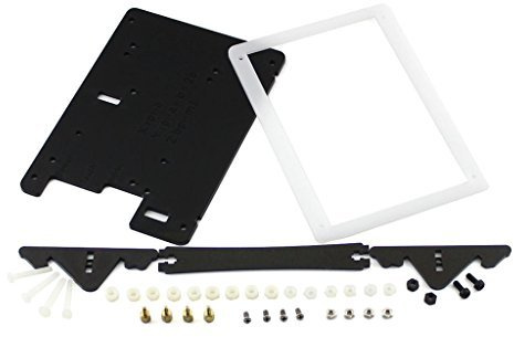 Waveshare Bicolor(White&Black) Bracket Case for 5inch HDMI LCD Combines The Touch Screen and Pi into an All-in-one Device …