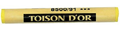 KOH-I-NOOR 8500091002SV Künstler Pastellkreide rund 10-75 8500, 12 in Set, Chrom gelbes licht, 1,7 x 20,0 x 9,7 cm