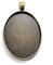 schlichte Fassungen für 40 x 30 mm Cabochons in antik bronzefarben 2 Stück von Vintageparts DIY-Schmuck