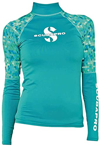 SCUBAPRO Damen Rash Guard GRAF Carib Ml - Atemregler Für Kaltwassertauchen, Caribbean, M EU