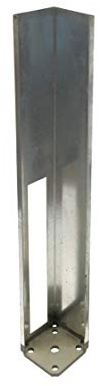 Vinyl Zaun Beton/Holz Post Mount Tower mit Montage-Kit 4x4x24