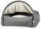 Sleepy Fox® - Premium Höhlenbett für Hunde und Katzen - Preisgekröntes, Patentgeschütztes Design (Grau Gesteppt, Small: 65w x 55d x 40h cm)
