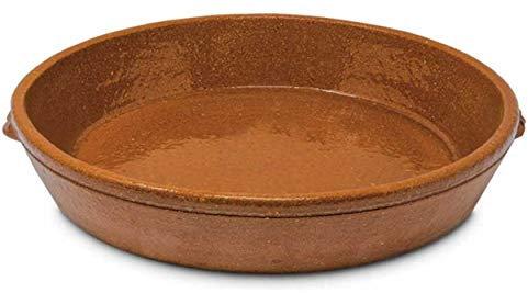 alecook PA35 Cazuela de Barro Refractario Diámetro 35 cm Altura 8 cm